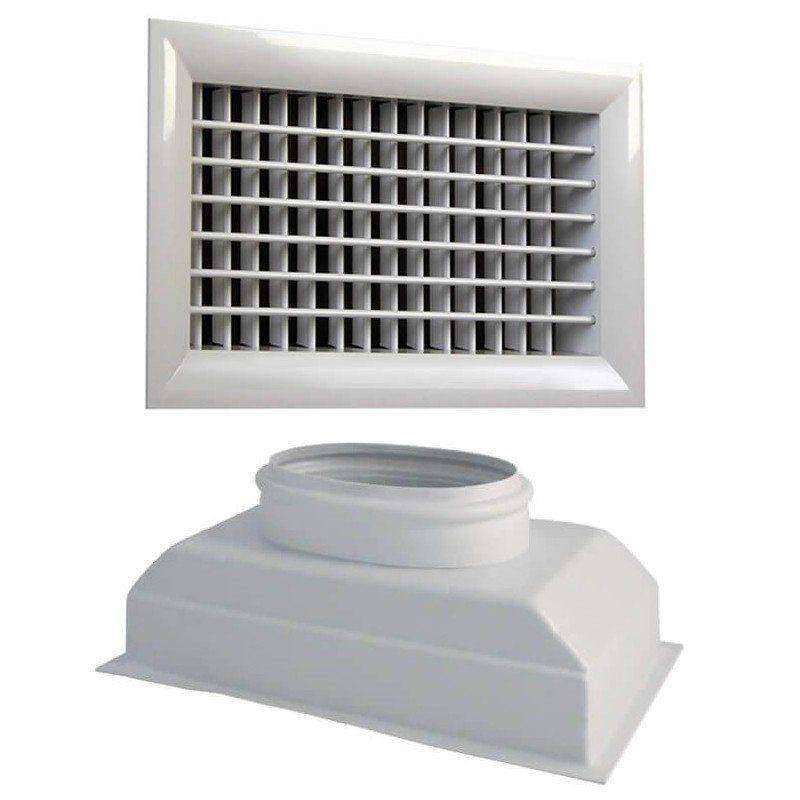 Plénum abs pour bouche de soufflage Plénum abs pour bouche de soufflage