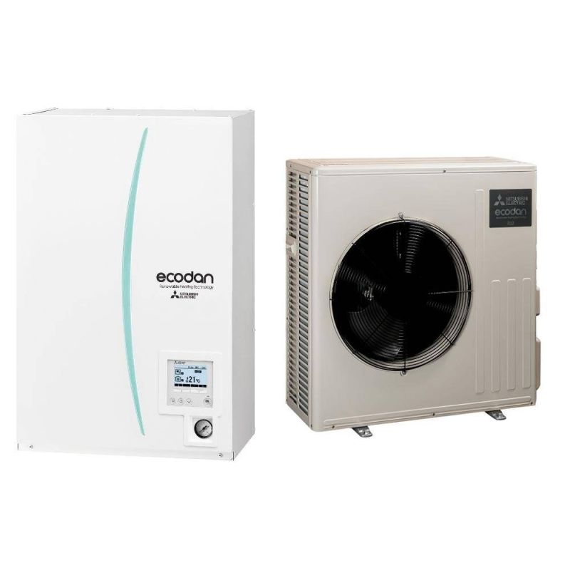 Pac air eau Ecodan hyper heating duo 170 litres 2 zones