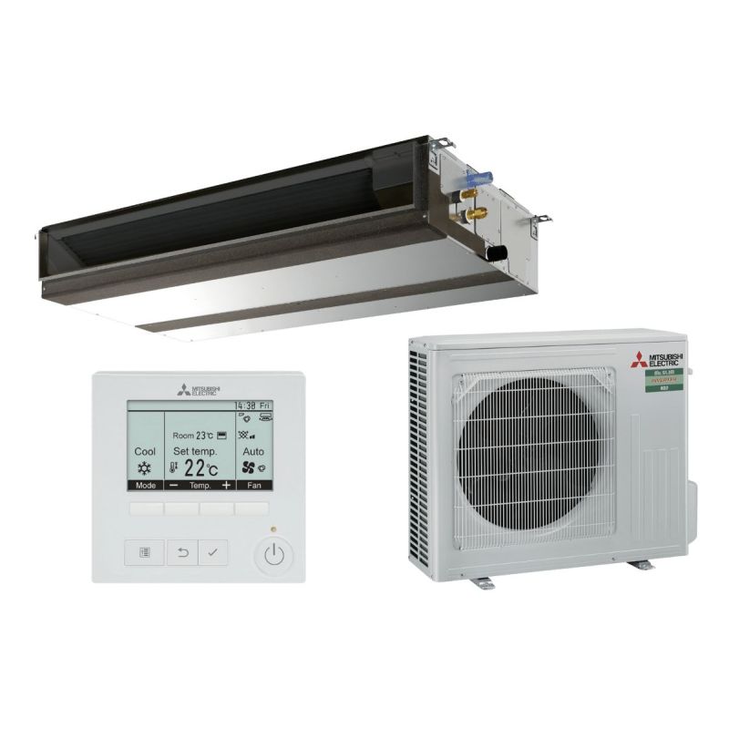Climatiseur gainable Mitsubishi-Electric compact inverter