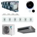 Pack gainable Daikin 10kw pour 100m² Airzone 8 sorties