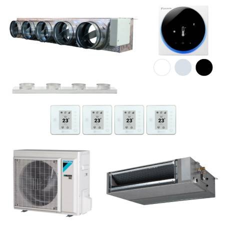Pack gainable Daikin 10kw pour 100m² 5 pièces Airzone