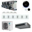 Gainable prêt à poser Daikin, kit 7 sorties pour 6 températures