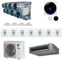 Gainable prêt à poser Daikin, kit 8 sorties pour 7 températures