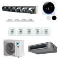 Pack gainable Daikin 7kw pour 80m² 6 pièces Airzone