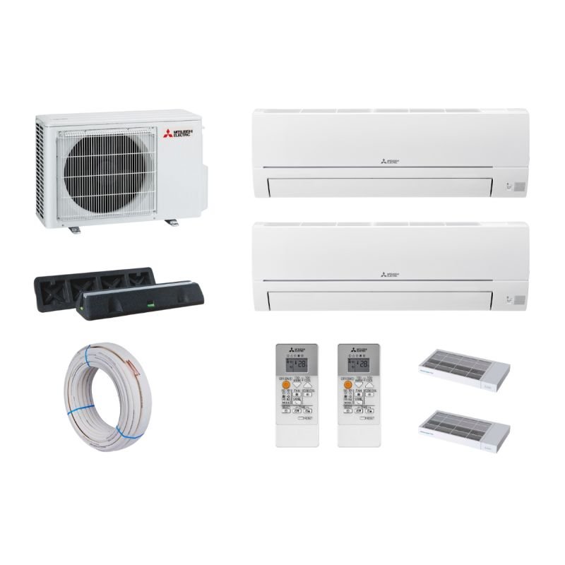 Multi split Mitsubishi-Electric bi split 4kw pour 45m2
