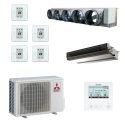 Pack gainable Mitsubishi-Electric 7.0kw pour 80m² 5 pièces Airzone