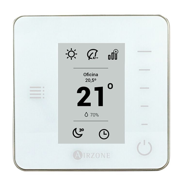 Thermostat Airzone Think blanc radio blanche