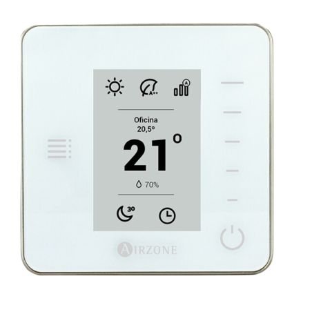 Thermostat Airzone Think blanc radio blanche