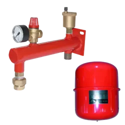 Kit vase expansion 25l et support équipe pour ballon tampon