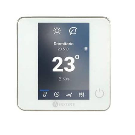 Thermostat centralisé Airzone bluerezo filaire 2 coloris Blanche - AZCE6BLUEZEROCB