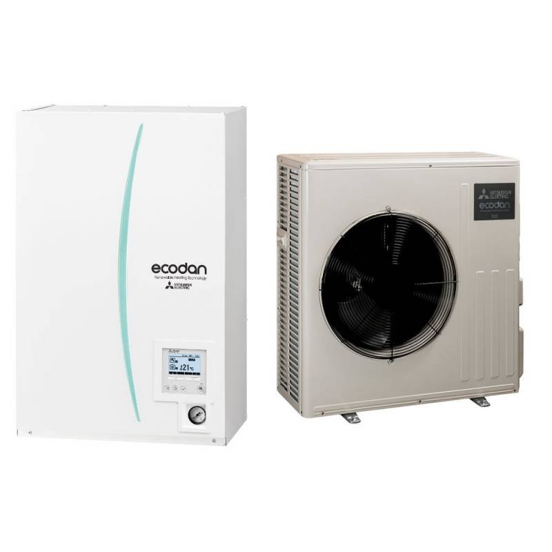 Pac air eau Ecodan power inverter silence 12 kW - ERSD-VM6D + PUZ-SWM120VAA