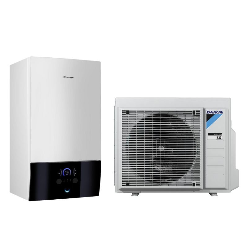 Pompe à chaleur Daikin Altherma 3 R W de 4 à 16kw R32 8 kW - ERGA08EV + EHBH08E6V