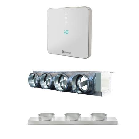Airzone Easyzone Mitsubishi-Electric + reprise et wifi de série 4 x 200 – Medium - PP25MELBS01M4