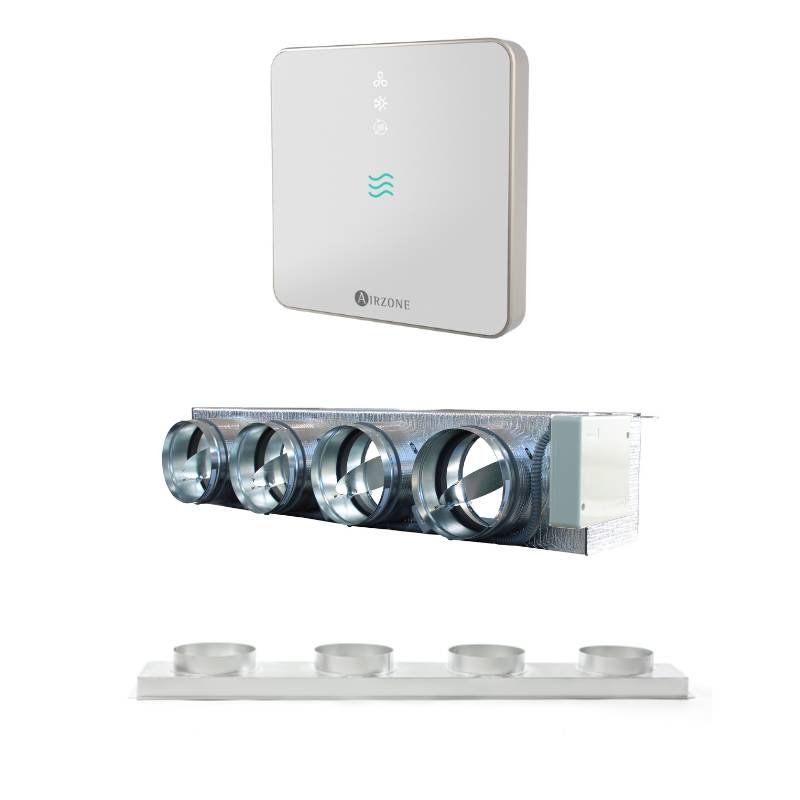 Airzone Easyzone Mitsubishi-Electric + reprise et wifi de série 4 x 200 – Large - PP25MELBS01L4