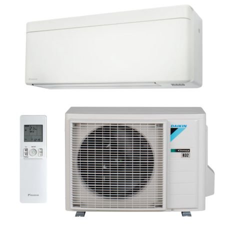 Climatiseur Daikin Stylish 3 coloris Optimised heating – Blanche – 3 kW - FTXTA30CW + RXTA30C