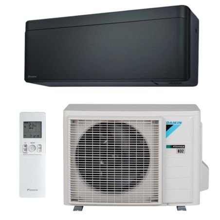 Climatiseur Daikin Stylish 3 coloris Optimised heating – Noire – 3 kW - FTXTA30CB + RXTA30C