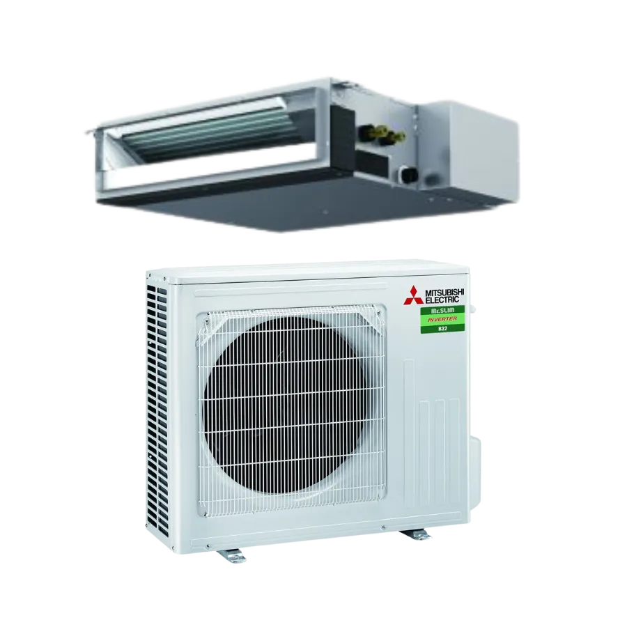Gainable Mitsubishi-Electric compact basse pression inverter 2,5 kW - SEZ-M25DA3 + SUZ-M25VA2