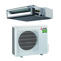Gainable Mitsubishi-Electric compact basse pression inverter 5 kW - SEZ-M50DA3 + SUZ-M50VA2