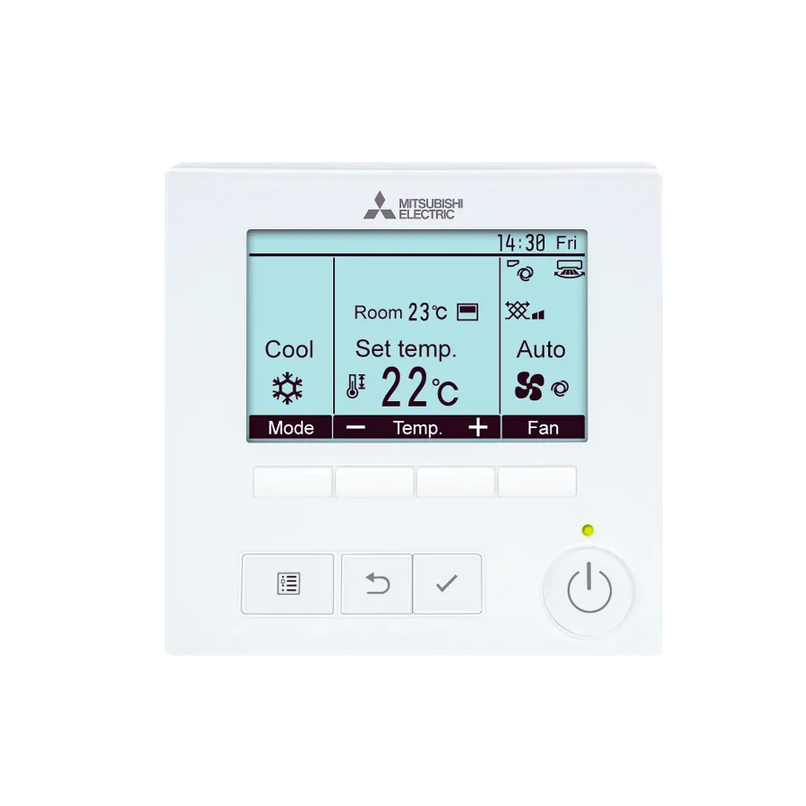 Télécommande filaire Mitsubishi Electric PAR-41MAA-J pour gainable, cassette et plafonnier