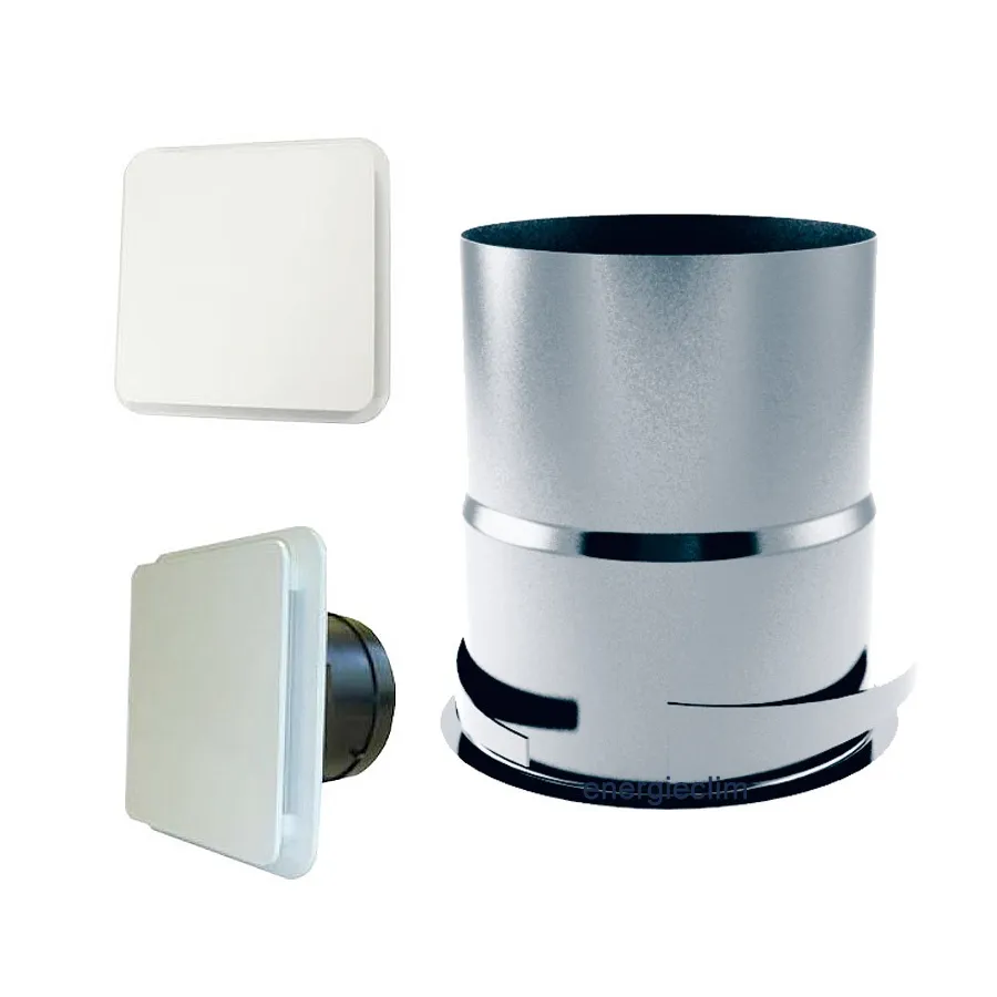 Bouche de soufflage 4 voies réglables extra plate 160 - 4095-172558 4095-172558