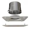 Bouche de soufflage 4 voies réglables extra plate 160 - 4095-172558 4095-172558