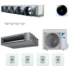 Pack gainable Daikin 10kw pour 100m² Airzone 5 sorties