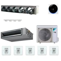 Pack gainable Daikin 10kw pour 100m² Airzone 6 sorties