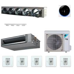 Pack gainable Daikin 14kw pour 150m² Airzone 6 sorties