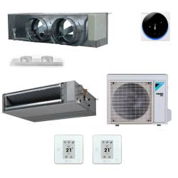 Pack gainable Daikin 3.5kw pour 45m² Airzone 2 sorties pack-FBA35-S2