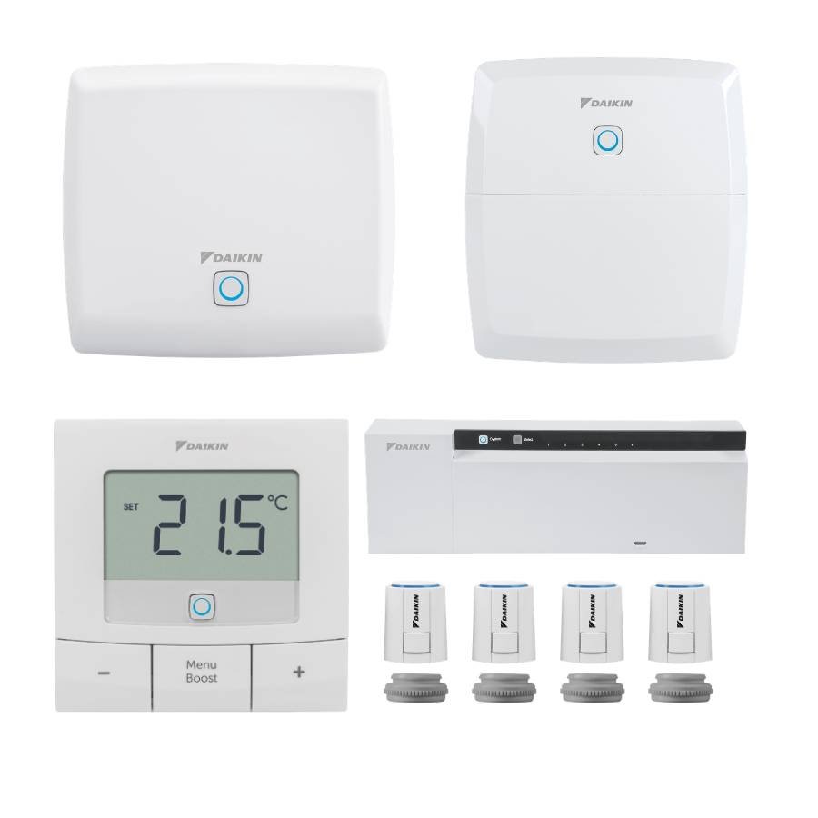 Kit régulation connectée Daikin HomeControls — plancher chauffant 4 zones
