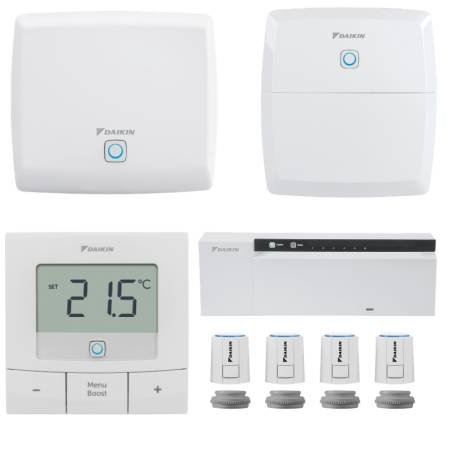 Kit régulation connectée Daikin HomeControls — plancher chauffant réversible 4 zones
