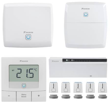 Kit régulation connectée Daikin HomeControls — plancher chauffant réversible 5 zones