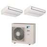 Pack Twin Daikin : 2 x FHA35A9 + groupe RZASG71MV1