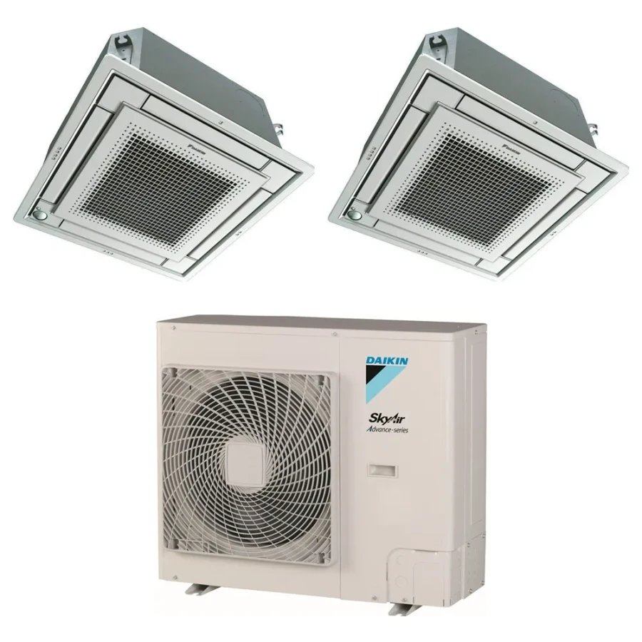 Pack Twin Daikin : 2 x FFA50A9 + groupe RZASG100MV