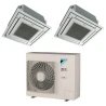 Pack Twin Daikin : 2 x FFA50A9 + groupe RZASG100MV
