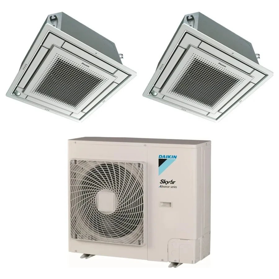 Pack Twin Daikin : 2 x FFA50A9 + groupe RZASG100MY