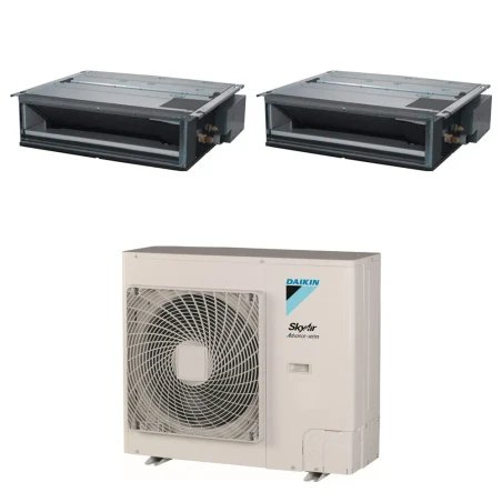 Pack Twin Daikin : 2 x FDXM50F9 + groupe RZASG100MV