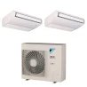 Pack Twin Daikin : 2 x FHA50A9 + groupe RZASG100MV