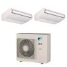 Pack Twin Daikin : 2 x FHA50A9 + groupe RZASG100MY