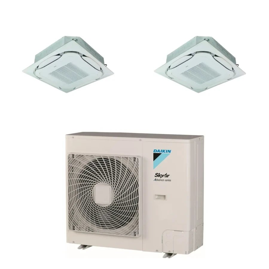 Pack Twin Daikin : 2 x FCAG60B + groupe RZASG125MV