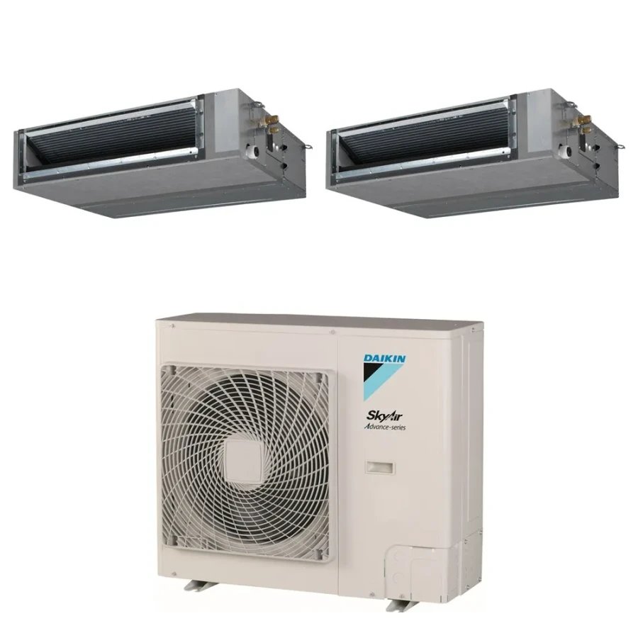 Pack Twin Daikin : 2 x FBA60A9 + groupe RZASG125MV