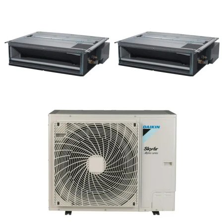 Pack Twin Daikin : 2 x FDXM60F9 + groupe RZAG125NV1