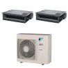 Pack Twin Daikin : 2 x FDXM60F9 + groupe RZASG125MY