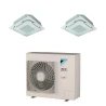 Pack Twin Daikin : 2 x FCAG71B + groupe RZASG140MV