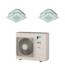 Pack Twin Daikin : 2 x FCAG71B + groupe RZASG140MY