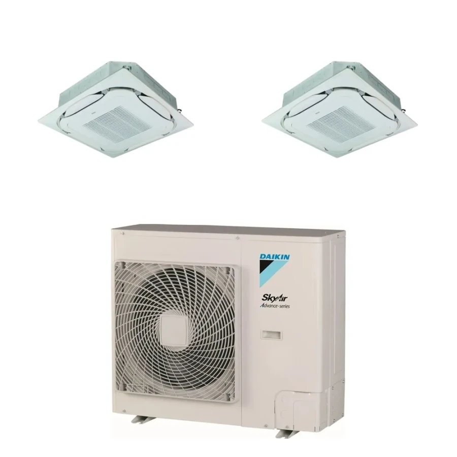 Pack Twin Daikin : 2 x FCAG71B + groupe RZASG140MY