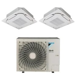 Pack Twin Daikin : 2 x FCAHG71H + groupe RZAG140NY1