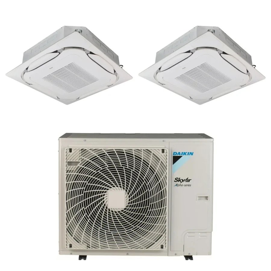 Pack Twin Daikin : 2 x FCAHG71H + groupe RZAG140NY1
