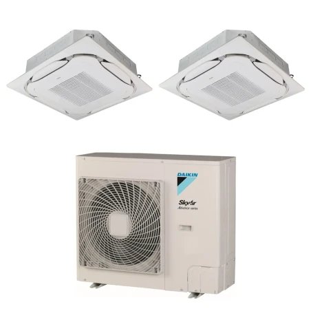 Pack Twin Daikin : 2 x FCAHG71H + groupe RZASG140MV