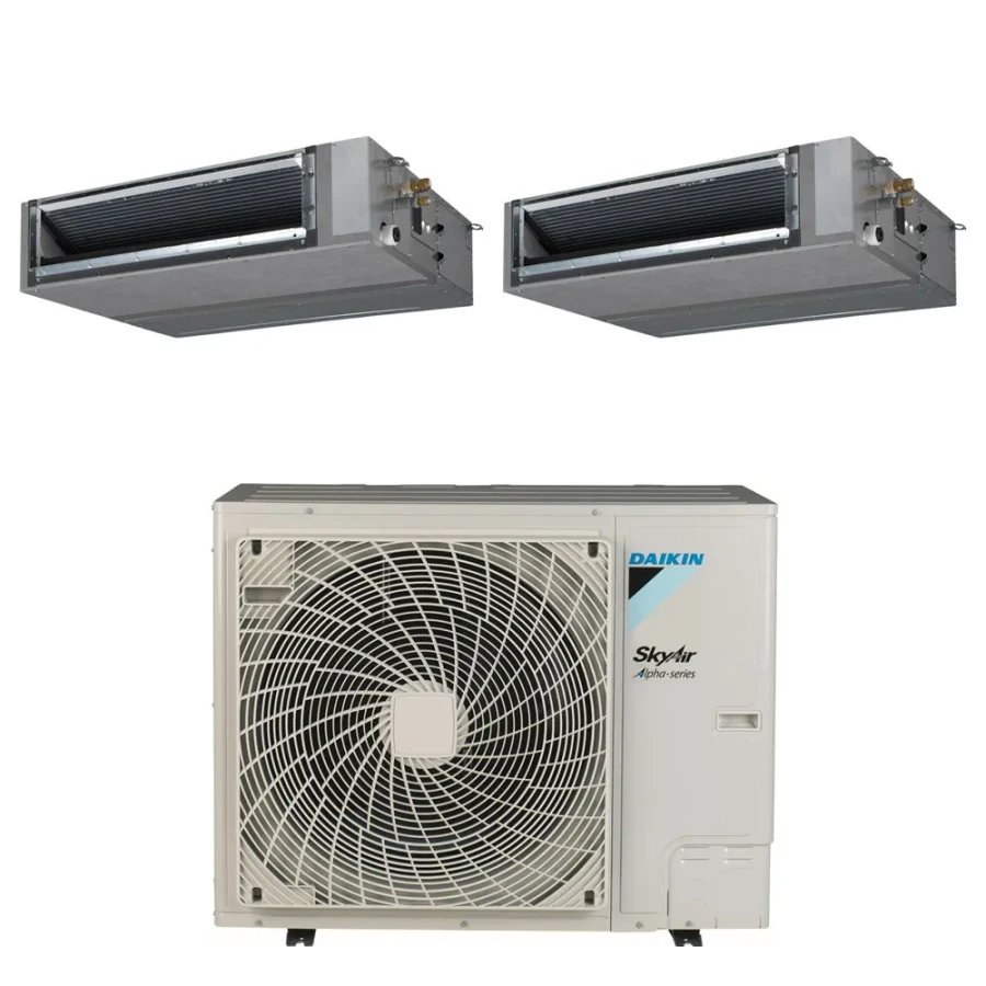 Pack Twin Daikin : 2 x FBA71A9 + groupe RZAG140NV1